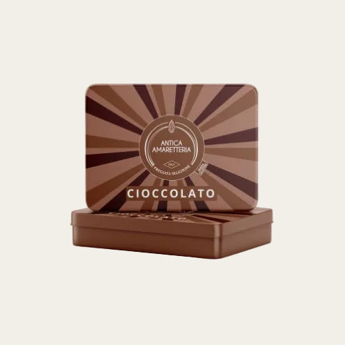 Amaretti Morbidi in latta al Cioccolato - 150gr