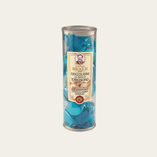 Praline di ciocolato fondente con ripieno al Torroncino - 240gr