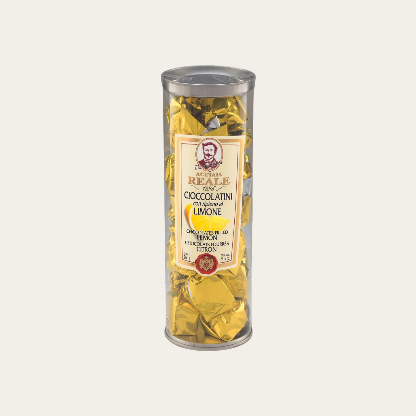 Praline di ciocolato fondente con ripieno al Limone - 240gr