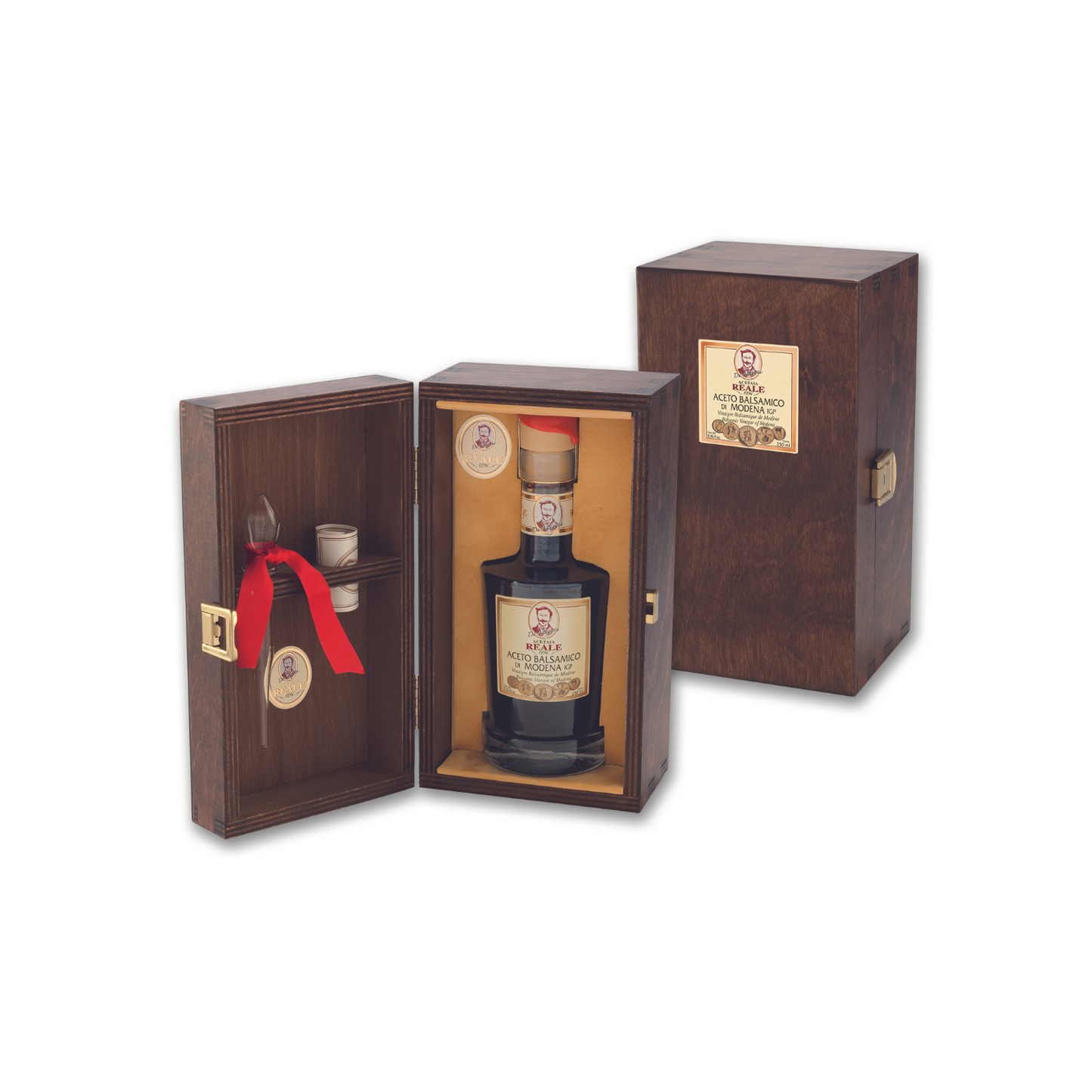 Aceto balsamico di Modena I.G.P - WOOD BOX - Serie 10 - 250ml