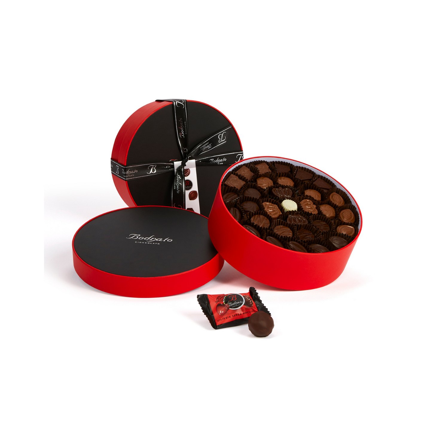 Scatola Cappeliera praline miste e boeri - GIFT BOX - 470gr