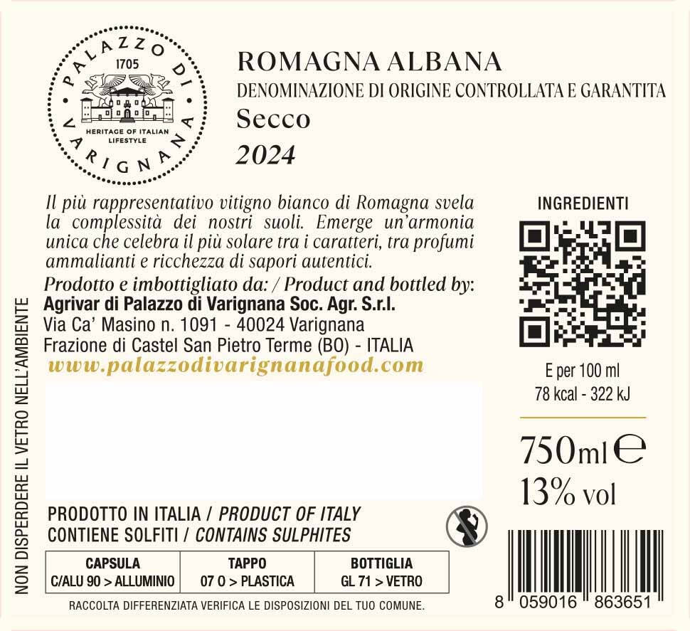 Albana Romagna DOCG - Palazzo Di Varignana - GIFT BOX