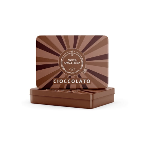 Amaretti Morbidi in latta al Cioccolato - 150gr