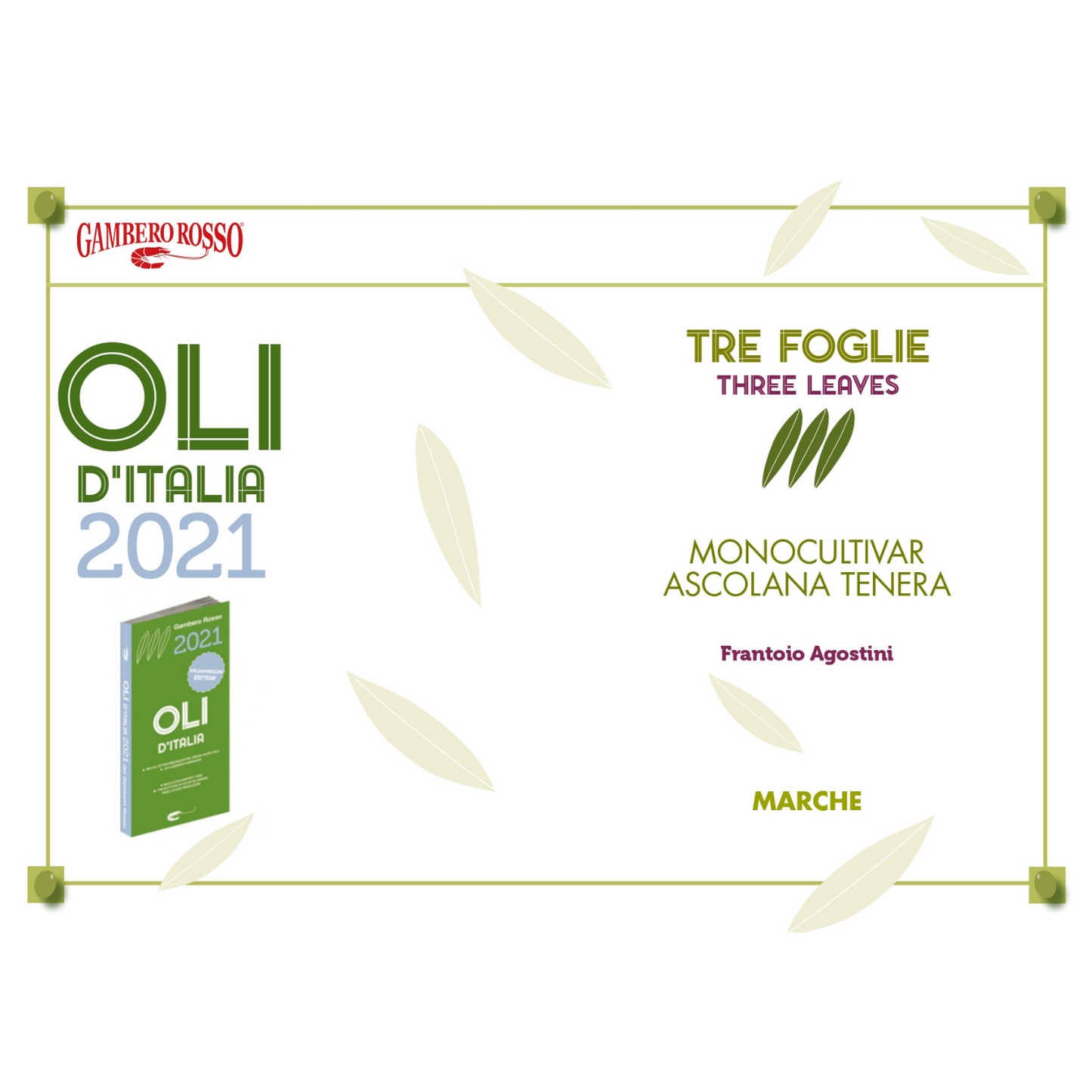 Olio Extra Vergine Ascolana Tenera - monocultivar - 500ml