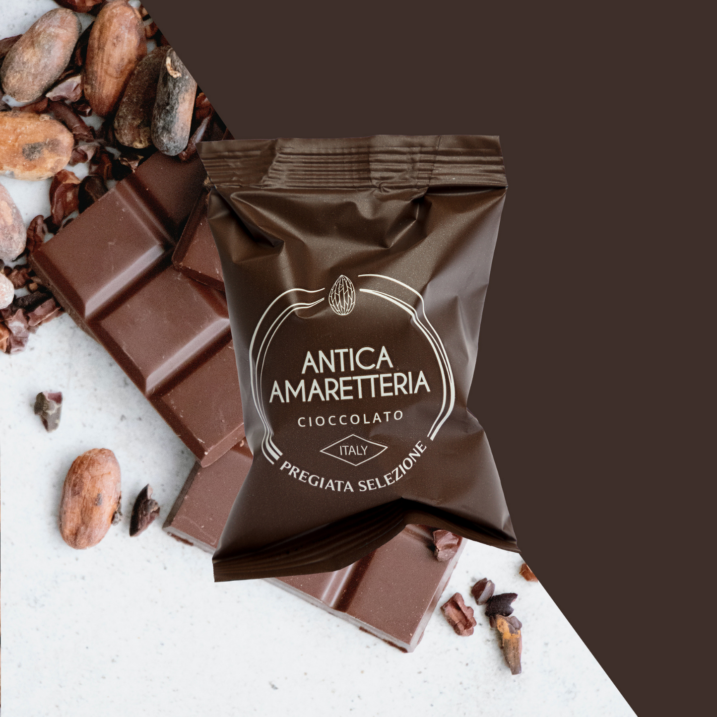 Amaretti Morbidi in latta al Cioccolato - 150gr