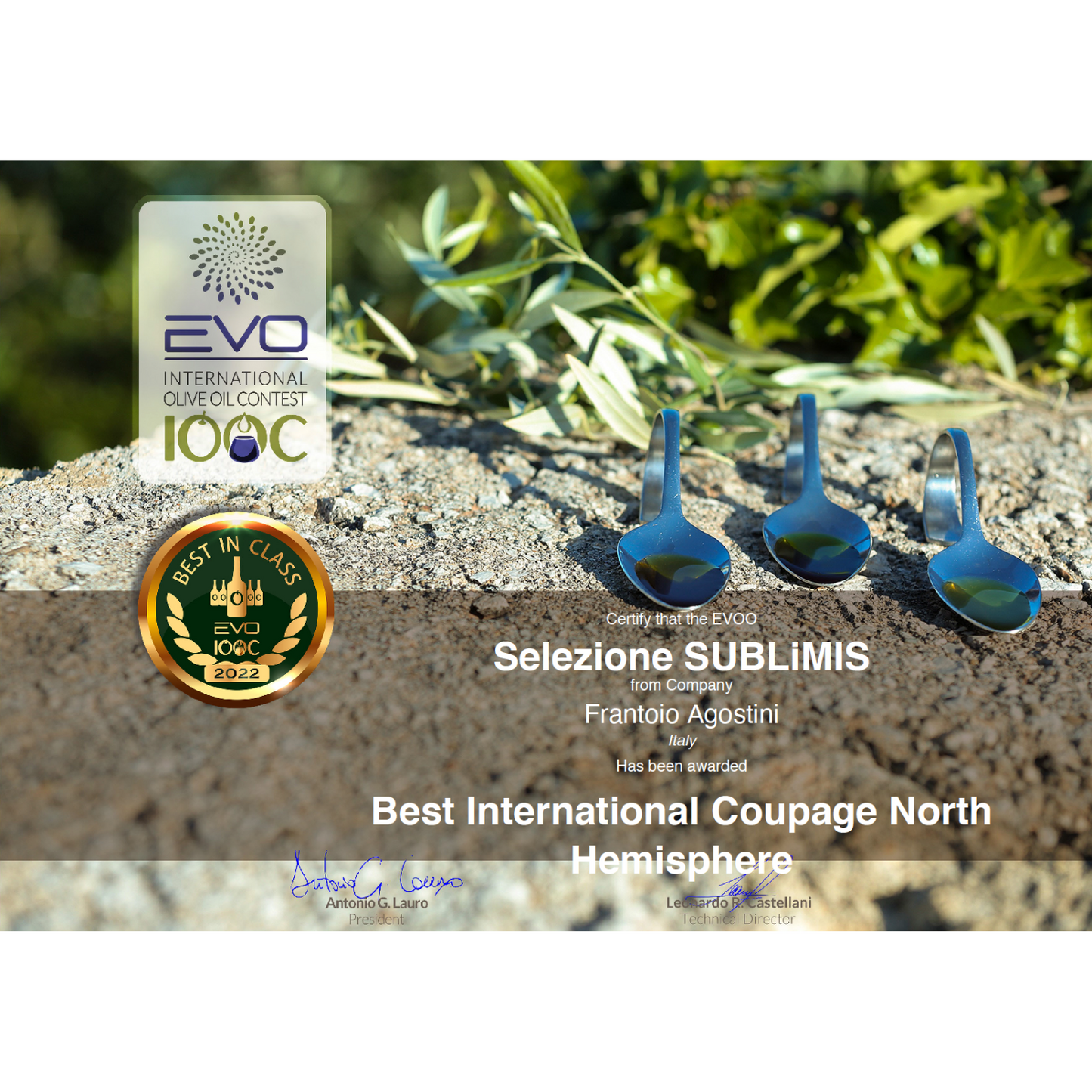 Olio Extra Vergine Sublimis - Intense selection - 500ml