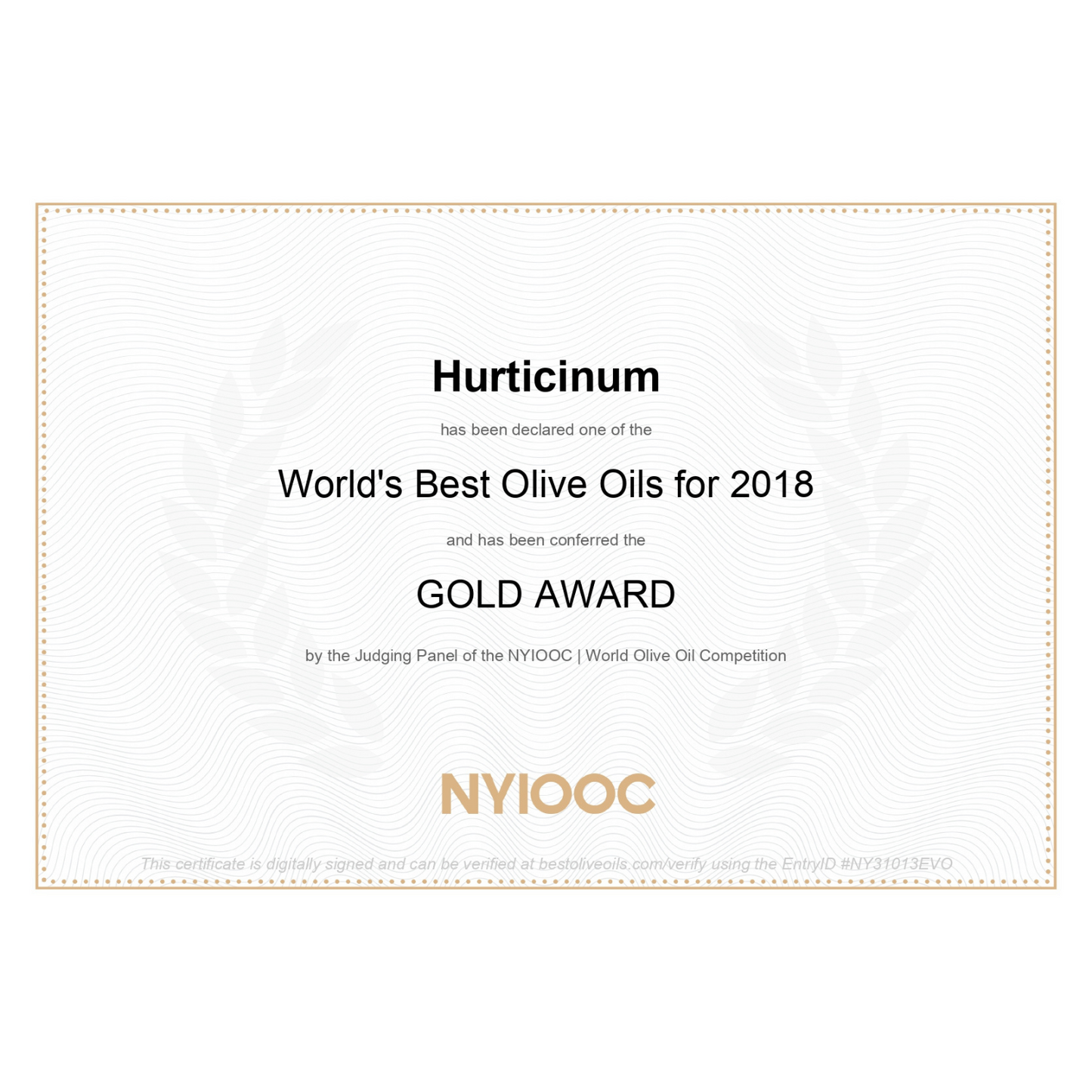 Olio Extra Vergine Hurticinum - Delicate selection - 500ml